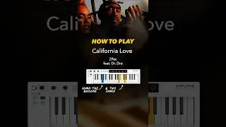 Learn How to Play 2Pac's ‘California Love’ Part ✌️(Bass and Chord part)