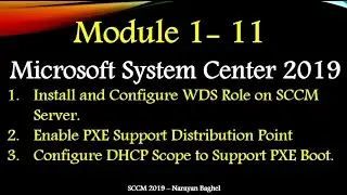 How to Enable PXE Boot and Install WDS , DHCP Role Step by Step Microsoft System Center 2019 - 11