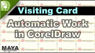 Auto Visiting Card Setting in Coreldraw | How to use Macros in Coreldraw | Coreldraw tutorial