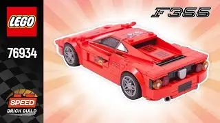 LEGO Speed Champions Ferrari F355 MOC (76934)[240 pcs] Alternate Build for F40 | Instructions | SBB