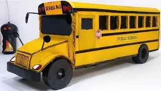 How to make Remote Control School Bus