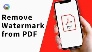 How to Remove Watermark From PDF File? | Remove a Watermark From PDF | The Best Method