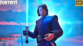 Anakin Skywalker Gameplay - Fortnite (4K 60FPS)