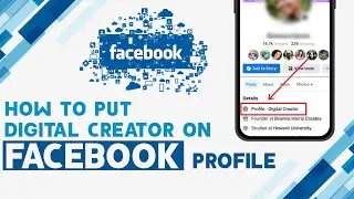 How To Put Digital Creator on Facebook Profile (2024)