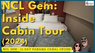 NCL Gem:  Inside Cabin Cruise Ship Room Layout