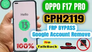 Oppo F17 pro frp bypass | Google account remove without PC | Android 12|13