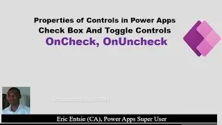 Power Apps Toggle and Check box Controls - OnCheck And OnUncheck  Property