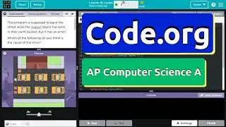 Code.org Lesson 9.2 Loops | Tutorial with Answers | Unit 1 Computer Science A (CSA)