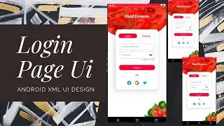 android studio login page Ui design in android kotlin\android login screen design #AndroidUIDesign