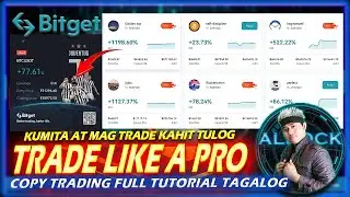 BITGET FULL COPY TRADING TUTORIAL 2022 TAGALOG | How to Copy Trade on Bitget Step by Step