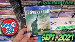 $1 MOVIES!!!! Dollar Tree BLU-RAY & DVD HUNTING (September 2021)