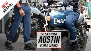 Austin Motorcycle Riding Jean's Pants | CE Level 2 Protectors & Optimum Comfort | ViaTerra Gear