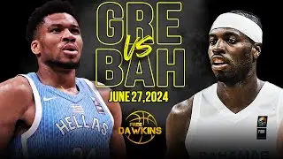 Greece vs Bahamas Full Game Highlights | Olympics Warm-Up | June 27, 2024 | FreeDawkins