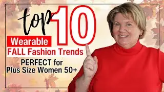 Top 10 WEARABLE FALL Fashion Trends Every PLUS Size Woman over 50 Should Try! 🍂✅