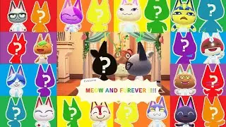 When All My 23 Cat Villagers GOT MARRIED in Animal Crossing | Animal Crossing New Horizons Dating