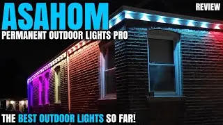 The Best Outdoor LED Lights So Far! | ASAHOM 1060 Permanent Outdoor Lights Pro Review