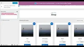 How to edit or remove store notice on your WooCommerce store? | WooCommerce Tutorials