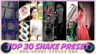 Top 30+ Alight Motion Shake Effect preset || Shake Effect preset alight motion || new shake effect