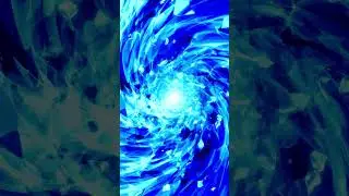 Blue swirl animation #shorts