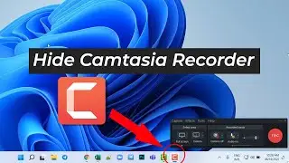 Camtasia Tutorial - How to Hide Camtasia Screen Recorder ICON when Recording