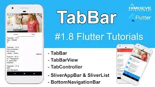 FLUTTER Tutorial - TAB BAR - The Complete Flutter Beginner’s Course | #08