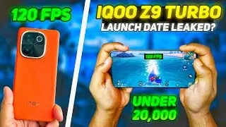 Iqoo Z9 Turbo 😱🔥 120 FPS In Pubg Bgmi | Iqoo Z9 Turbo Launch Date In India | Best Phone Under 20000