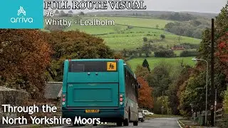 FULL ROUTE VISUAL | Arriva North East 96 | Whitby - Lealholmside