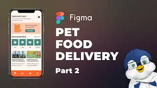 (Part Two) Pet food Delivery App, Login, Onboarding and Dashboard. Mobile App Concept or MVP