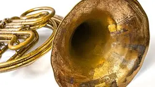 How A Corroded & Dented French Horn Gets Professionally Restored