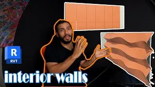 REVIT how to make interior walls and parametric walls كيفية صنع الجدران الداخلية و البارامترية