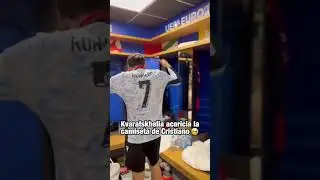 Se veía tan feliz 🥺 👕  (vía kvara7/IG) #shorts | ESPN Deportes