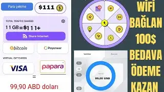 WİFİ BAĞLAN SERMAYESİZ 100$ DOLAR ÖDEME KAZAN ( BİTCOİN - USDT ÖDEMELİ) | İnternetten Para Kazanma