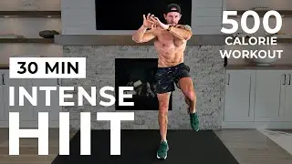 30 Min Intense HIIT Workout For Fat Burn & Cardio No Equipment, No Repeats