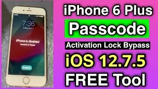 iCloud Bypass Passcode Disabled iPhone 6/6+ sim work by FREE tool