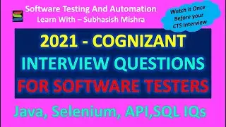Cognizant Interview Experience 2021 for Software Testers | Cognizant Technical & HR Round Questions