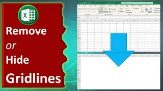 How to Remove Grid Lines in Excel | How to Hide Grid Lines in Excel
