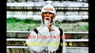 ИГРА ГО (Бадук). Учебная партия #4 с 9p: разбор полетов.