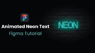 Animated Figma Neon Text