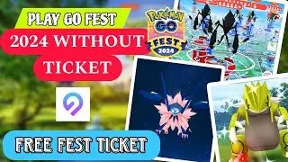 Pokemon Go Fest 2024 Spoofing with A Joystick| Get Free Global Ticket