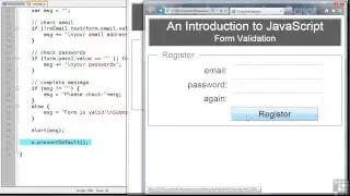 Javascript Programming Tutorial | Client-Side Validation of Forms