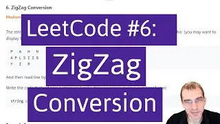 Python Programming Practice: LeetCode #6 -- ZigZag Conversion