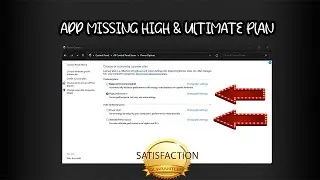 How To Enable Missing High Performance Plan & Ultimate Performance Power Plan Windows 10 (2023)