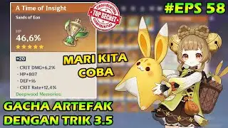 Gacha Artefak Menggunakan Trik Enhance 3.5 - Trik Enhance Artefak Genshin Impact 3.5