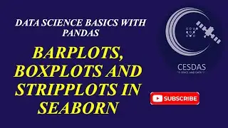 19.  How to make barplots, boxplots and stripplots from dataframe in python seaborn