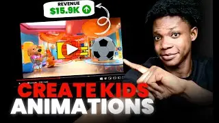 How To Make FACELESS KIDS ANIMATION Channel Videos In Minutes Using AI Tools & Create Studio