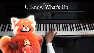 U Know What's Up - Piano Tutorial - Turning Red