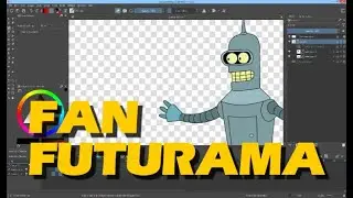 Fan Futurama title sequence part one (speedpaint)