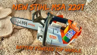 New Stihl MSA220t top handle battery chainsaw #stihl #msa220t