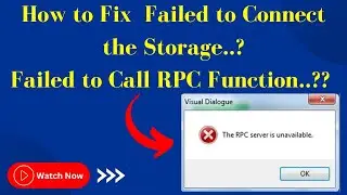 How to Fix Failed to Connect the Storage of Data Domain | Failed to Call RPC Function