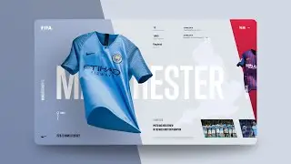 UI Design Tutorial | Football Web UI In Adobe XD | WebDesignGeek